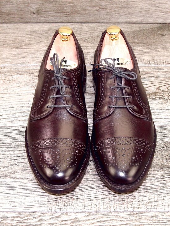 * NIB * $375 Allen Edmonds 6TH AVENUE Derby 7 D DarkChestnut * add $15 new Trees main image 13